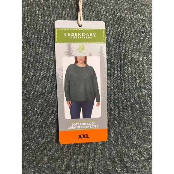 NWT Legendary Outfitters Heather Jade Soft Pulllover Sweater XXL - Picture 5 of 11